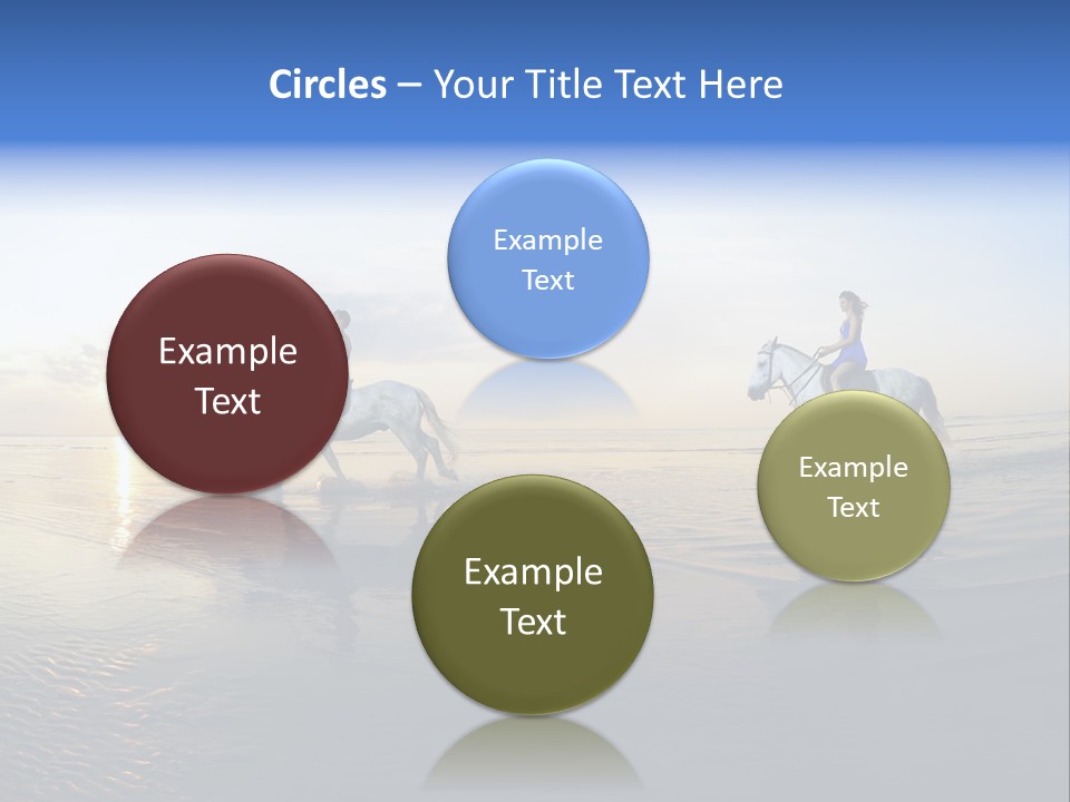 Horseback Riding In Costa Rica PowerPoint Template