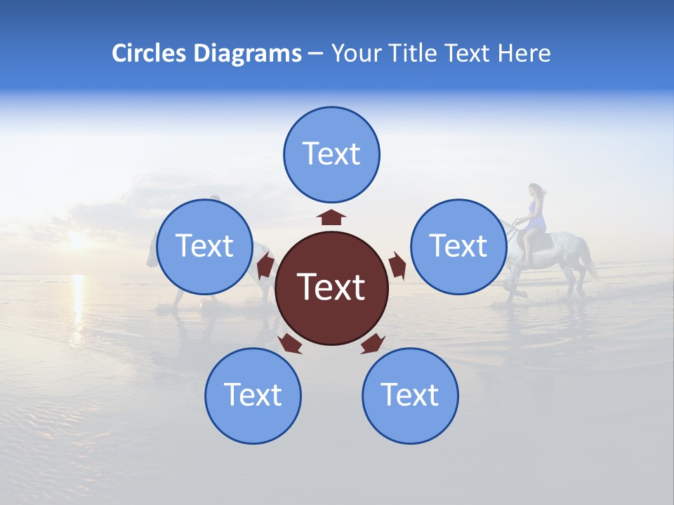 Horseback Riding In Costa Rica PowerPoint Template