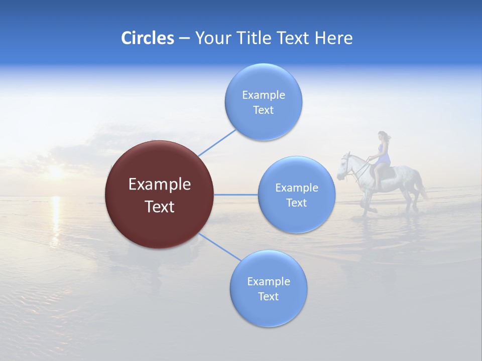 Horseback Riding In Costa Rica PowerPoint Template