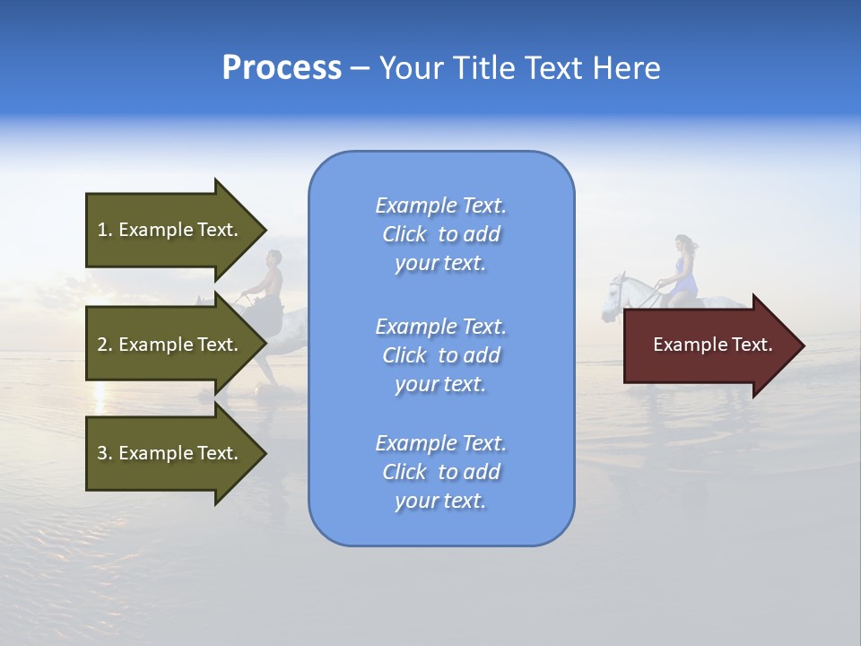 Horseback Riding In Costa Rica PowerPoint Template