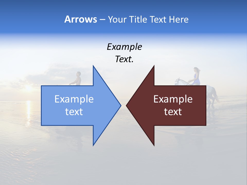 Horseback Riding In Costa Rica PowerPoint Template