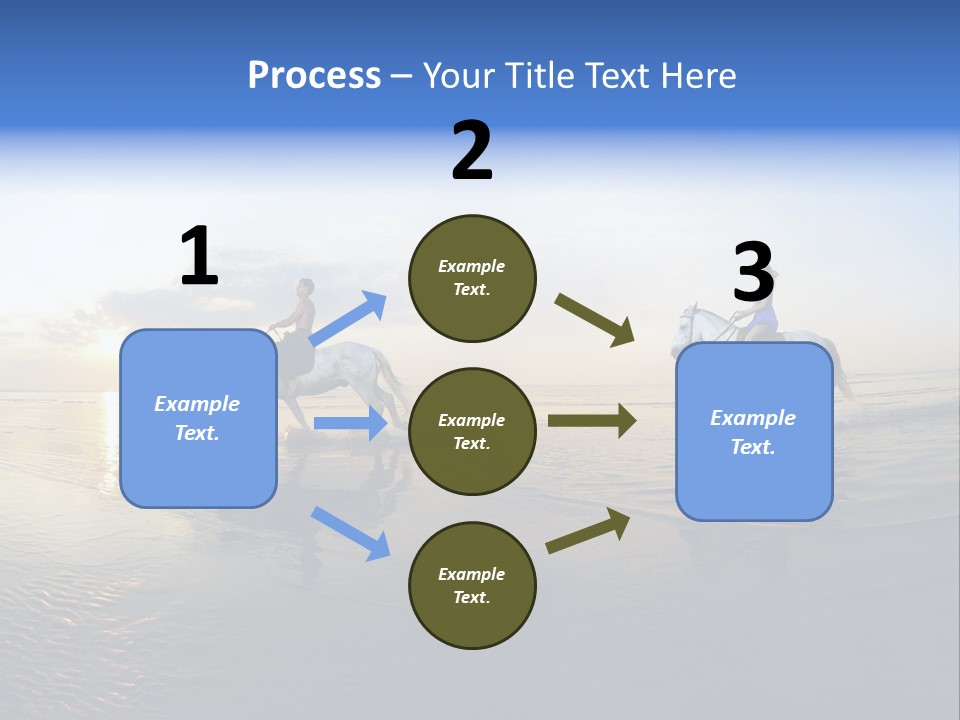 Horseback Riding In Costa Rica PowerPoint Template