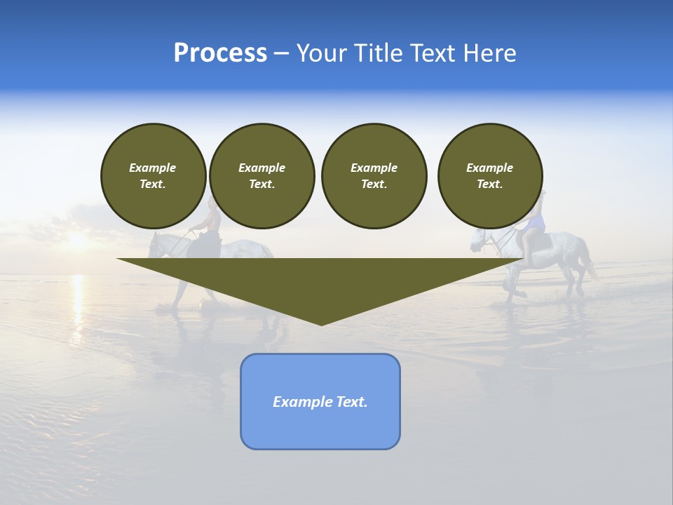 Horseback Riding In Costa Rica PowerPoint Template