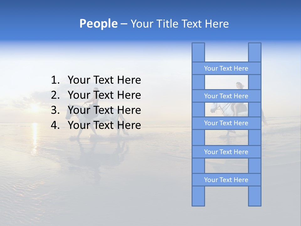 Horseback Riding In Costa Rica PowerPoint Template