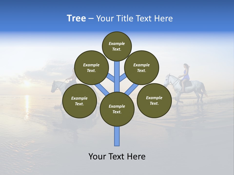 Horseback Riding In Costa Rica PowerPoint Template