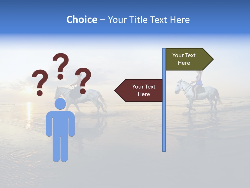 Horseback Riding In Costa Rica PowerPoint Template