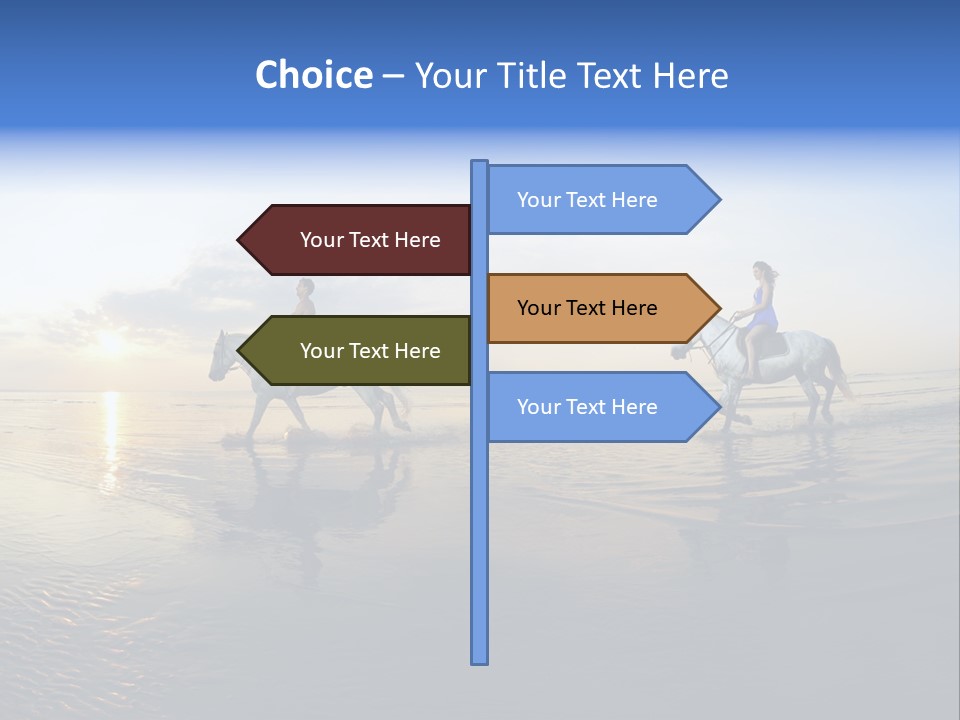 Horseback Riding In Costa Rica PowerPoint Template