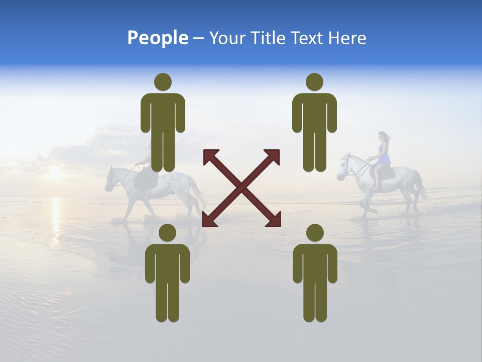 Horseback Riding In Costa Rica PowerPoint Template