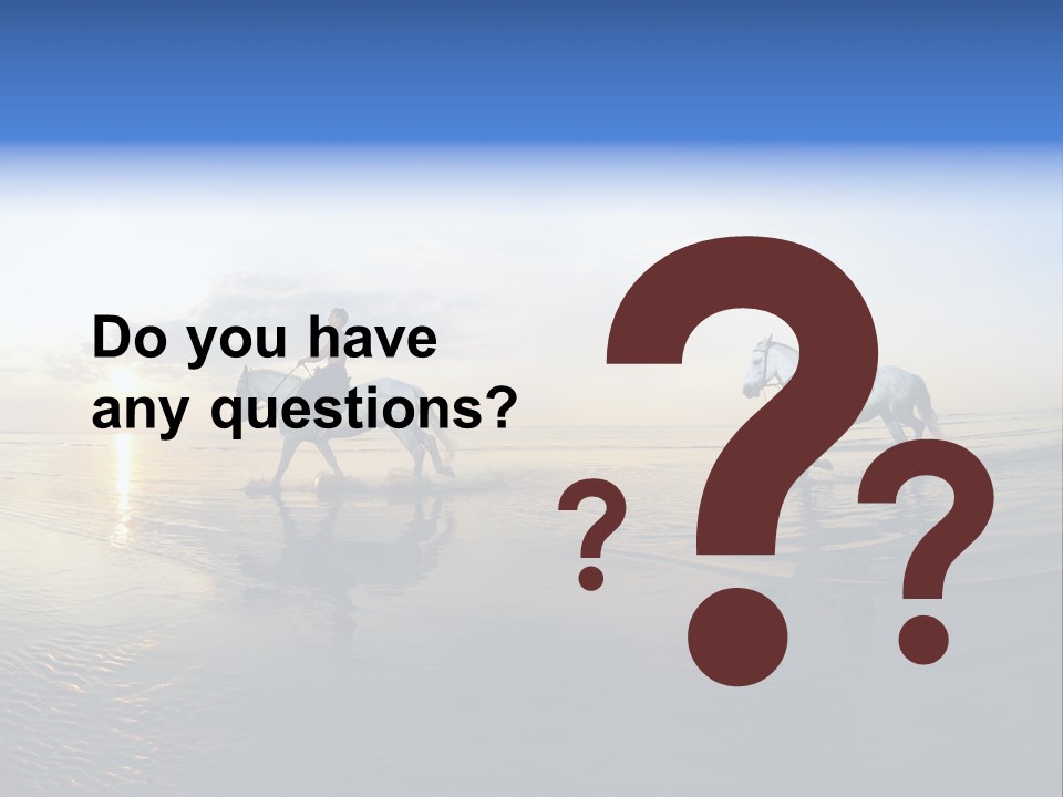 Horseback Riding In Costa Rica PowerPoint Template