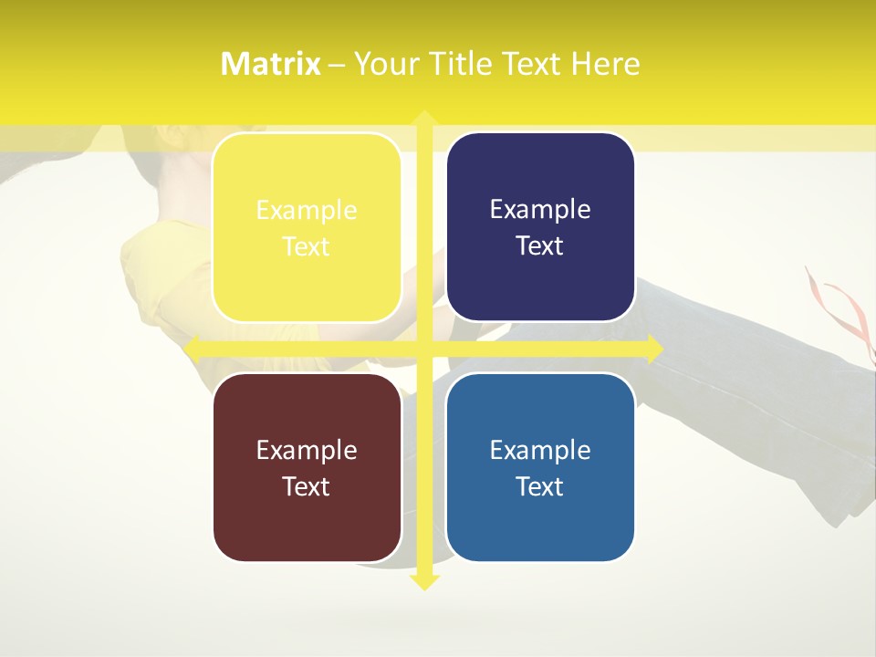 Yellow Speed Pose PowerPoint Template