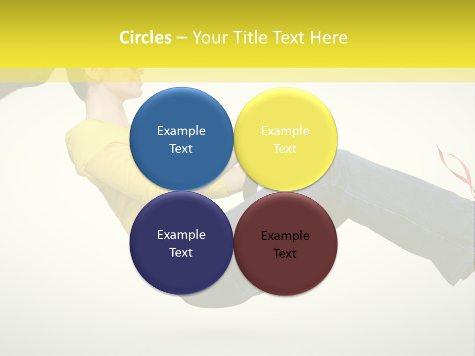 Yellow Speed Pose PowerPoint Template