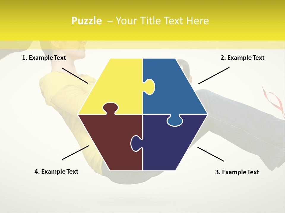 Yellow Speed Pose PowerPoint Template