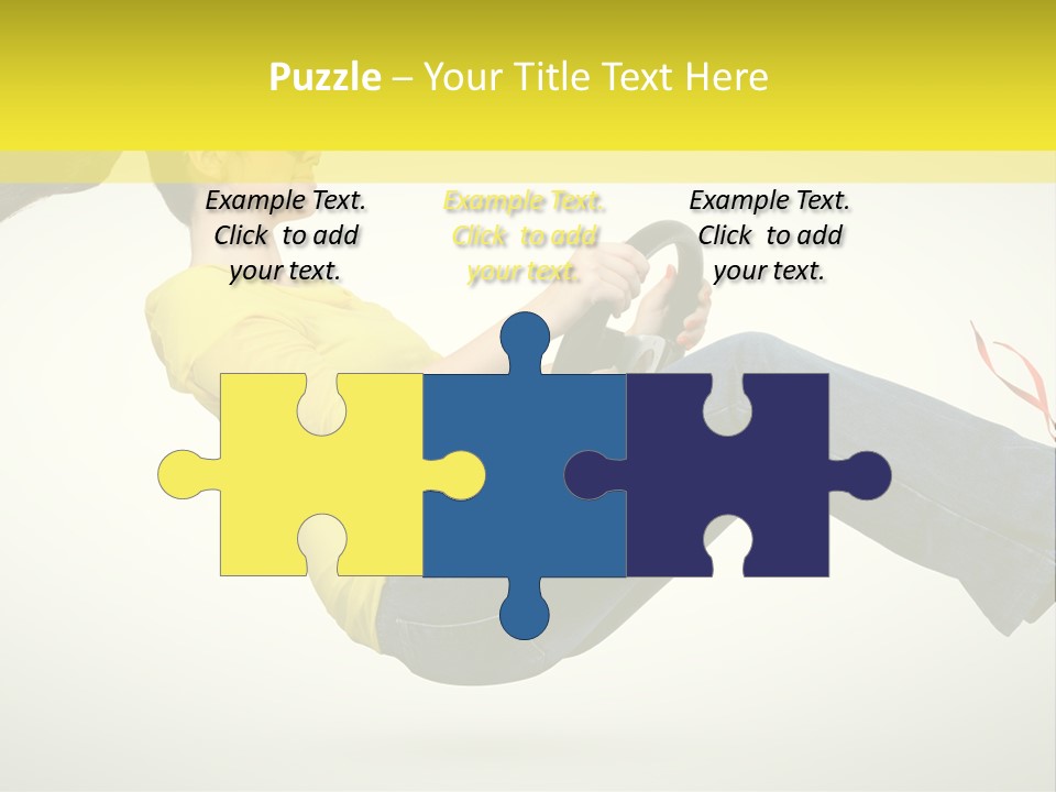 Yellow Speed Pose PowerPoint Template