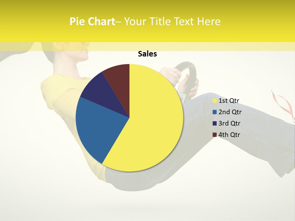 Yellow Speed Pose PowerPoint Template