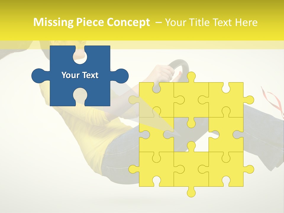 Yellow Speed Pose PowerPoint Template