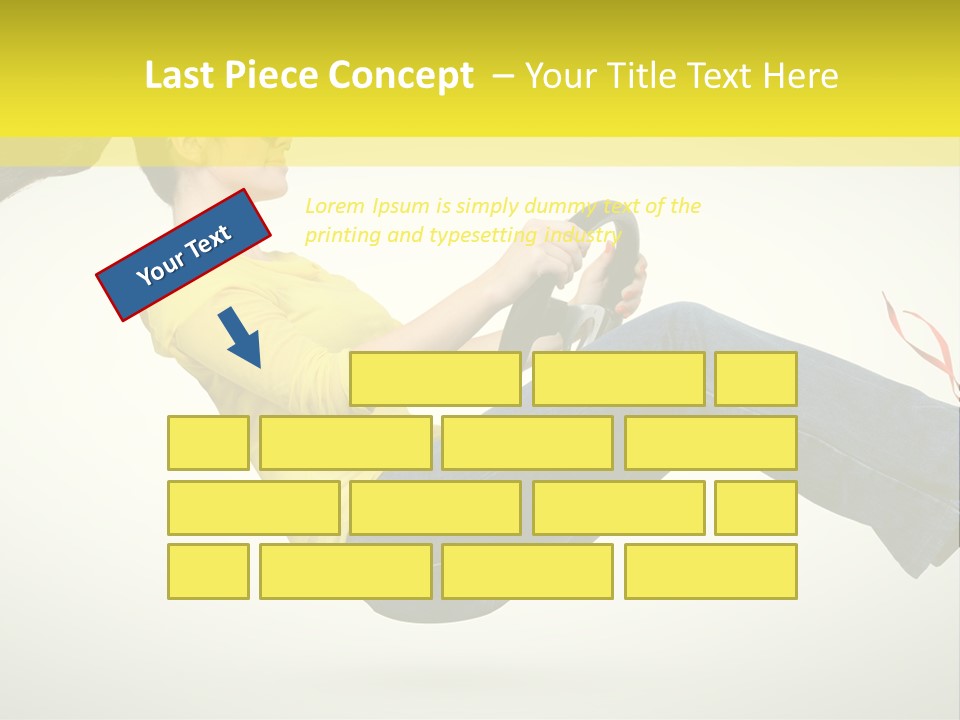 Yellow Speed Pose PowerPoint Template