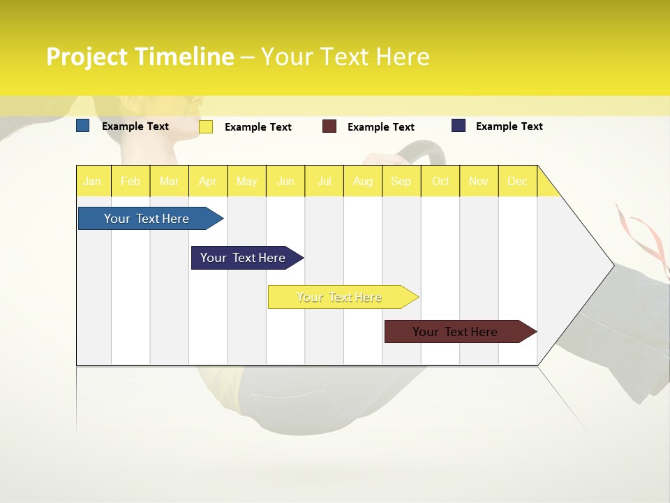 Yellow Speed Pose PowerPoint Template