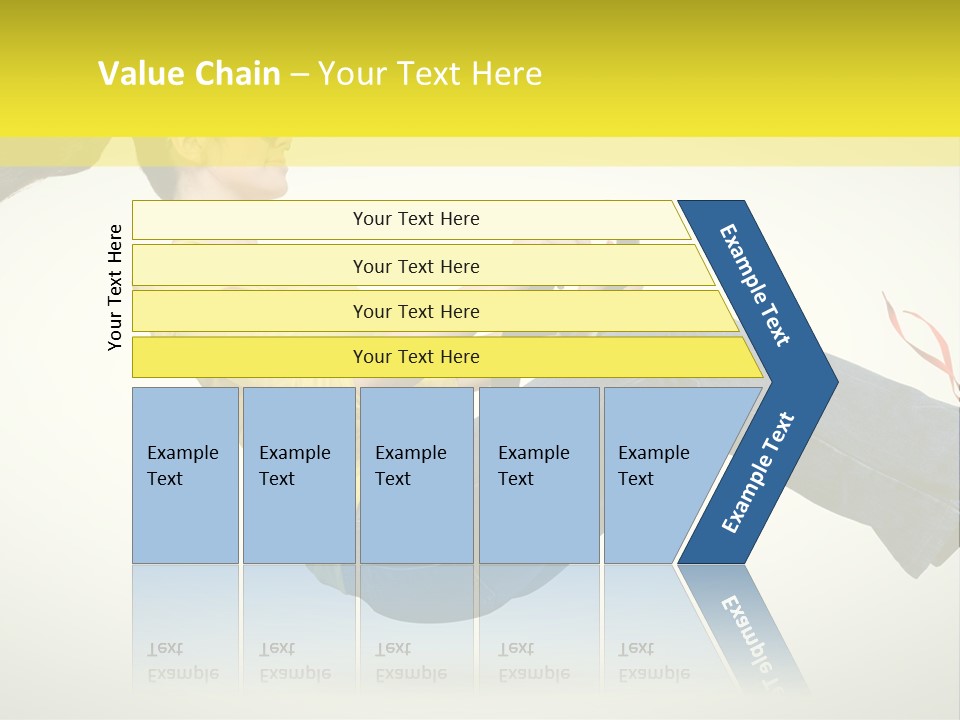Yellow Speed Pose PowerPoint Template