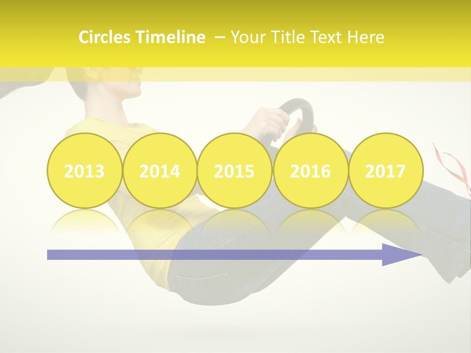Yellow Speed Pose PowerPoint Template
