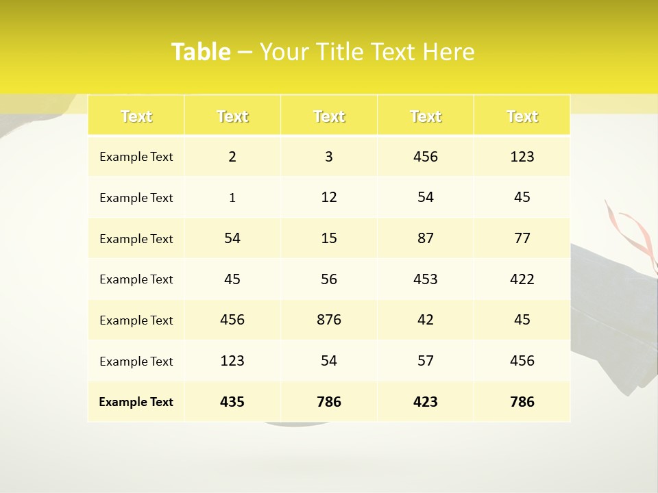 Yellow Speed Pose PowerPoint Template