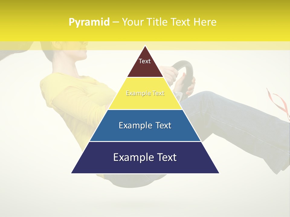 Yellow Speed Pose PowerPoint Template