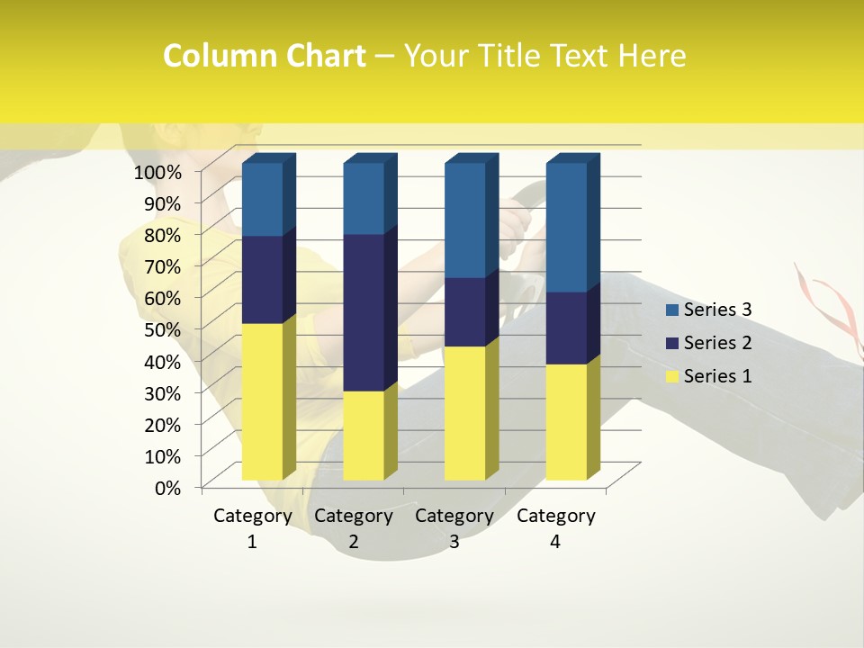 Yellow Speed Pose PowerPoint Template