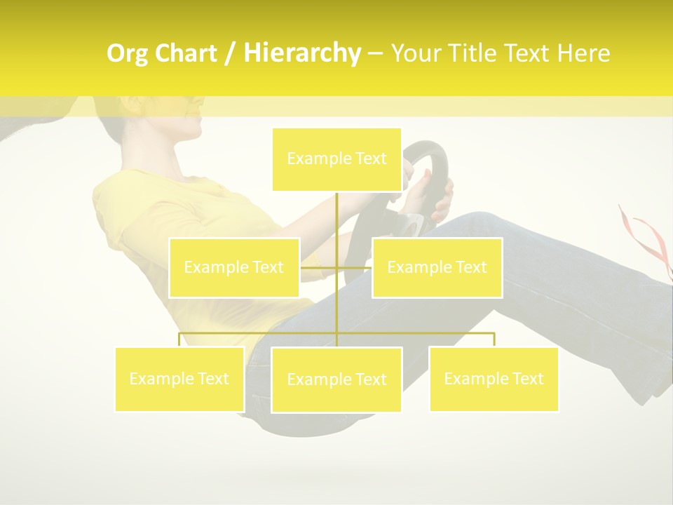 Yellow Speed Pose PowerPoint Template