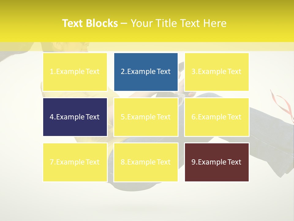 Yellow Speed Pose PowerPoint Template