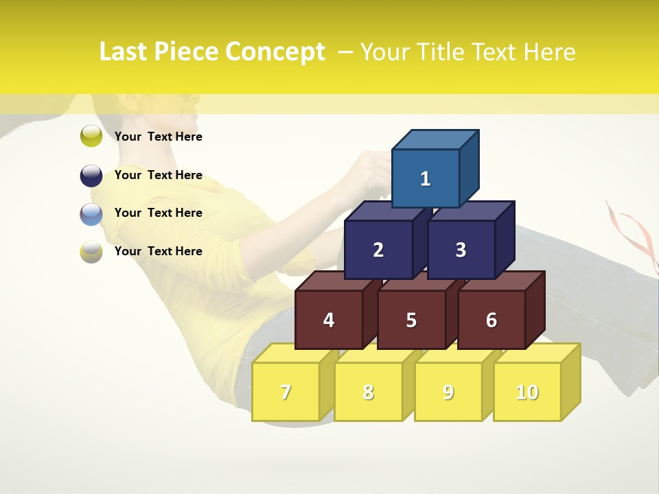 Yellow Speed Pose PowerPoint Template