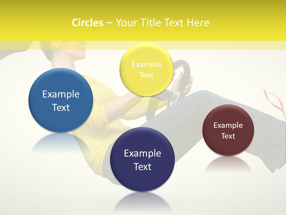 Yellow Speed Pose PowerPoint Template