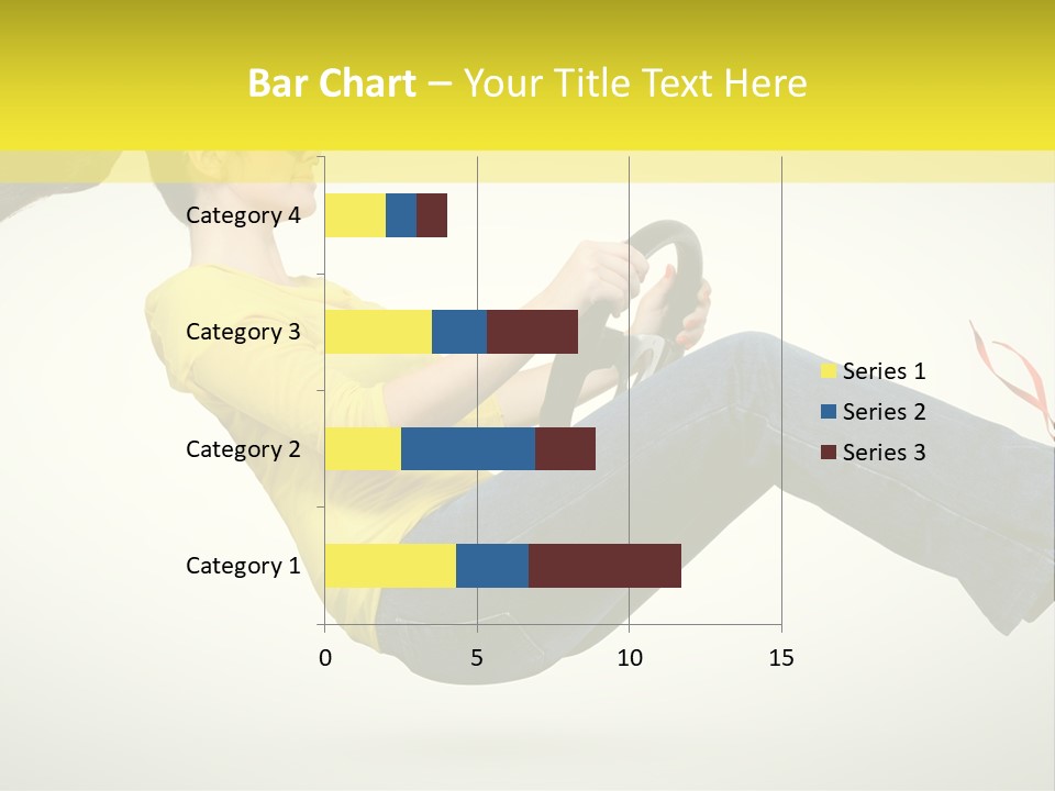 Yellow Speed Pose PowerPoint Template