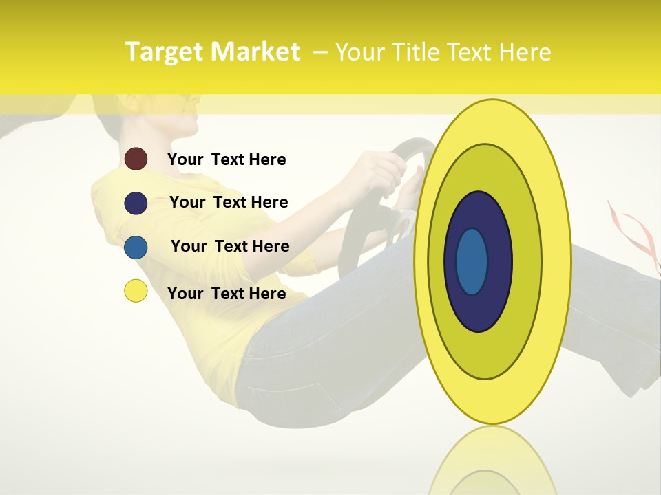 Yellow Speed Pose PowerPoint Template