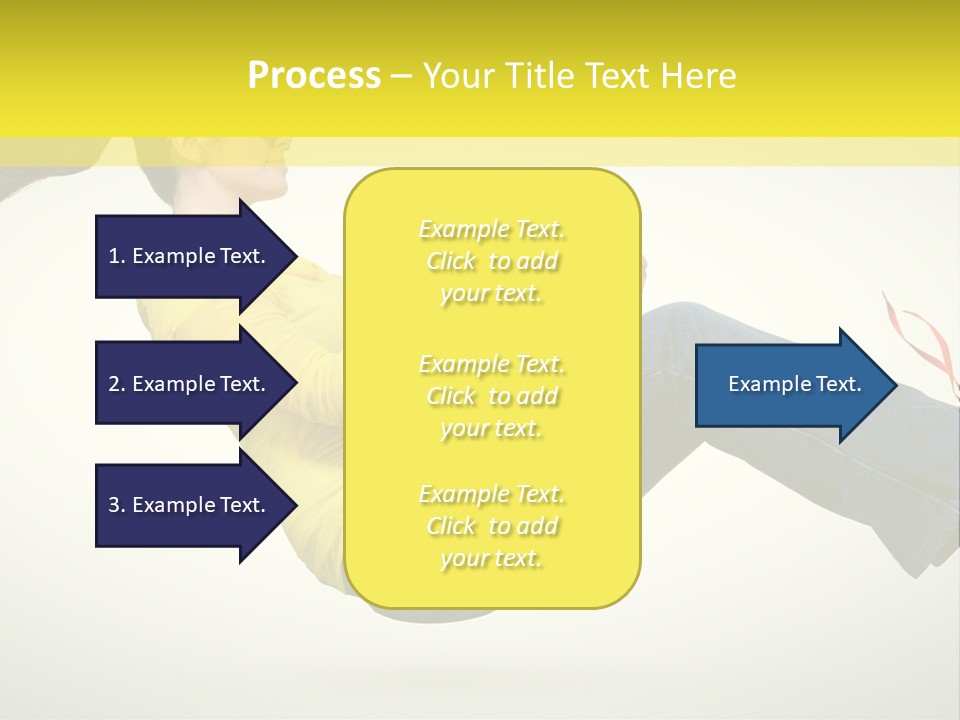 Yellow Speed Pose PowerPoint Template