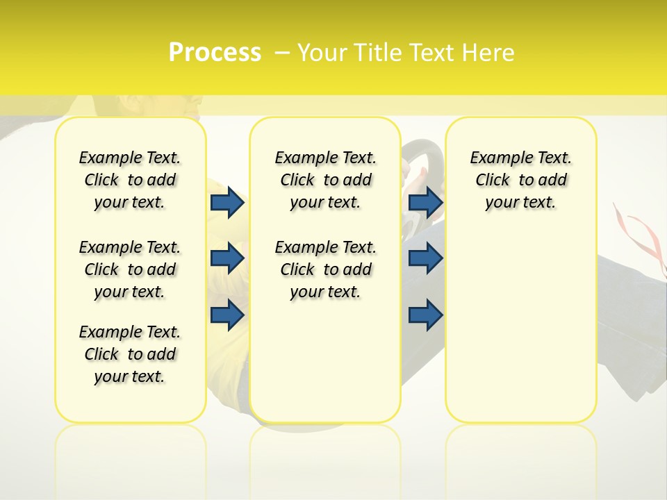 Yellow Speed Pose PowerPoint Template
