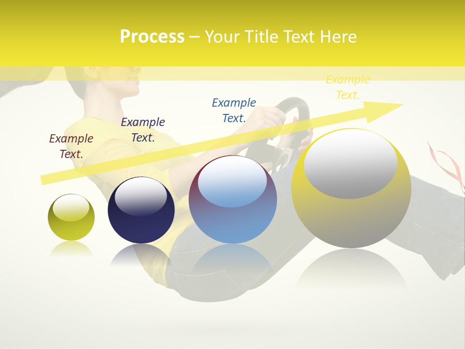 Yellow Speed Pose PowerPoint Template