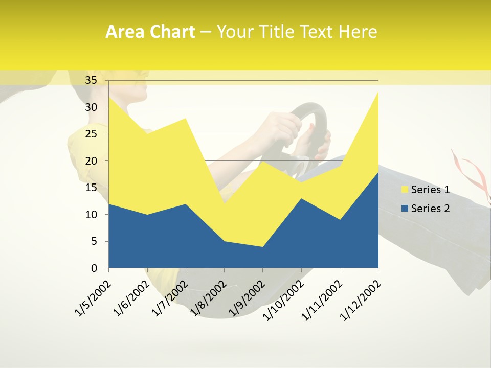 Yellow Speed Pose PowerPoint Template