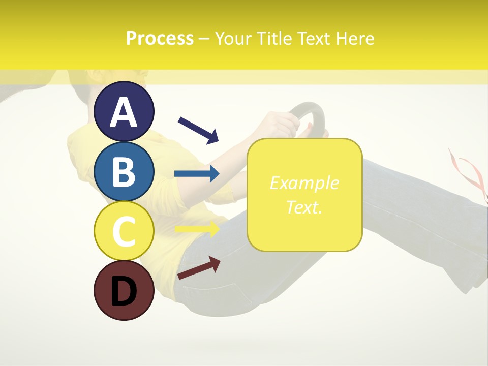 Yellow Speed Pose PowerPoint Template