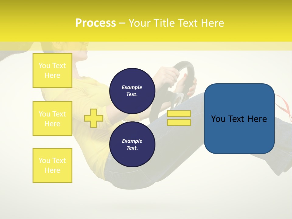 Yellow Speed Pose PowerPoint Template