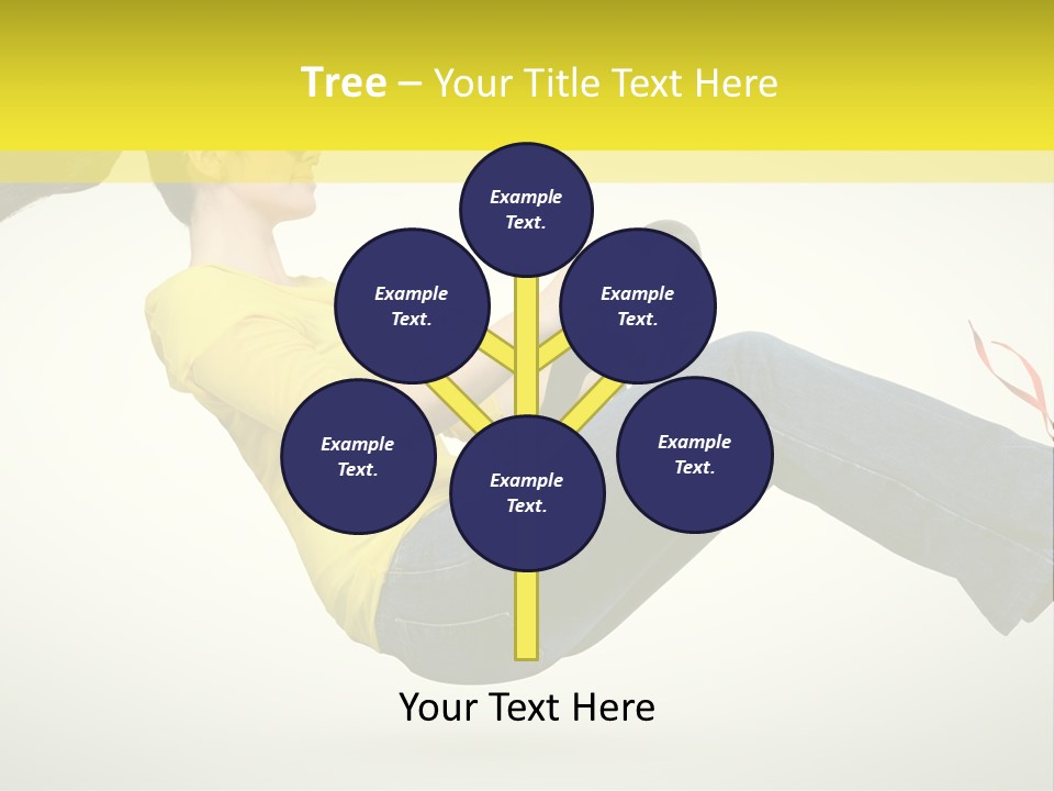 Yellow Speed Pose PowerPoint Template