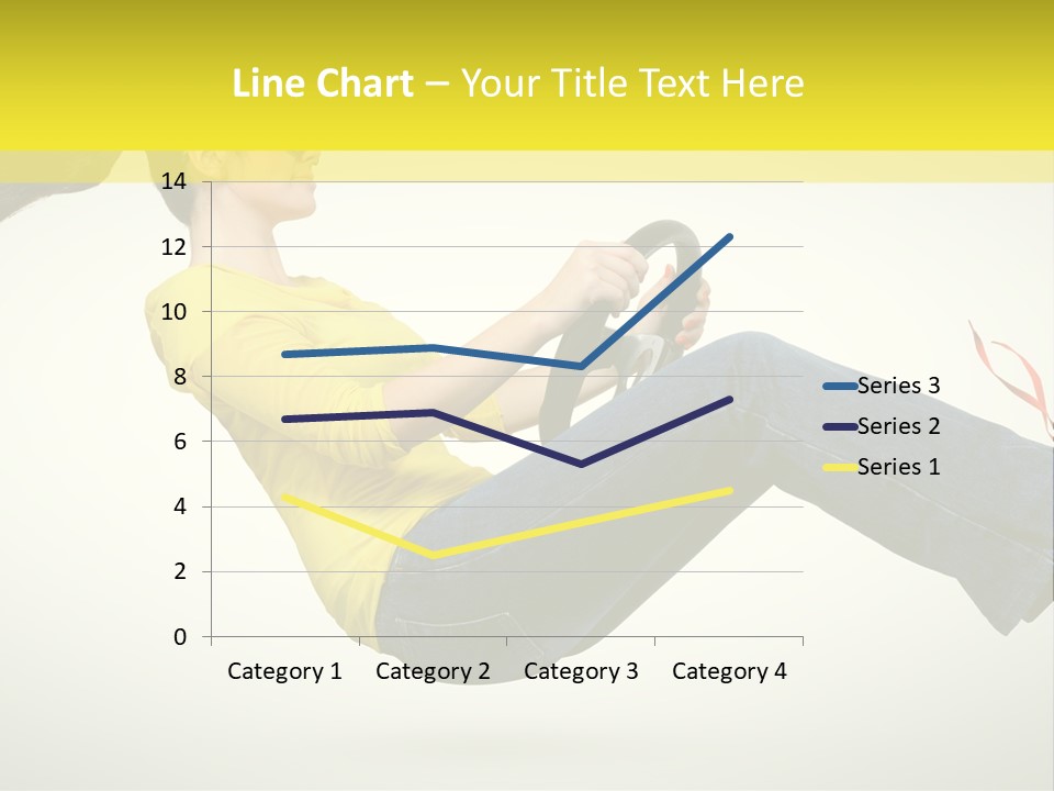 Yellow Speed Pose PowerPoint Template