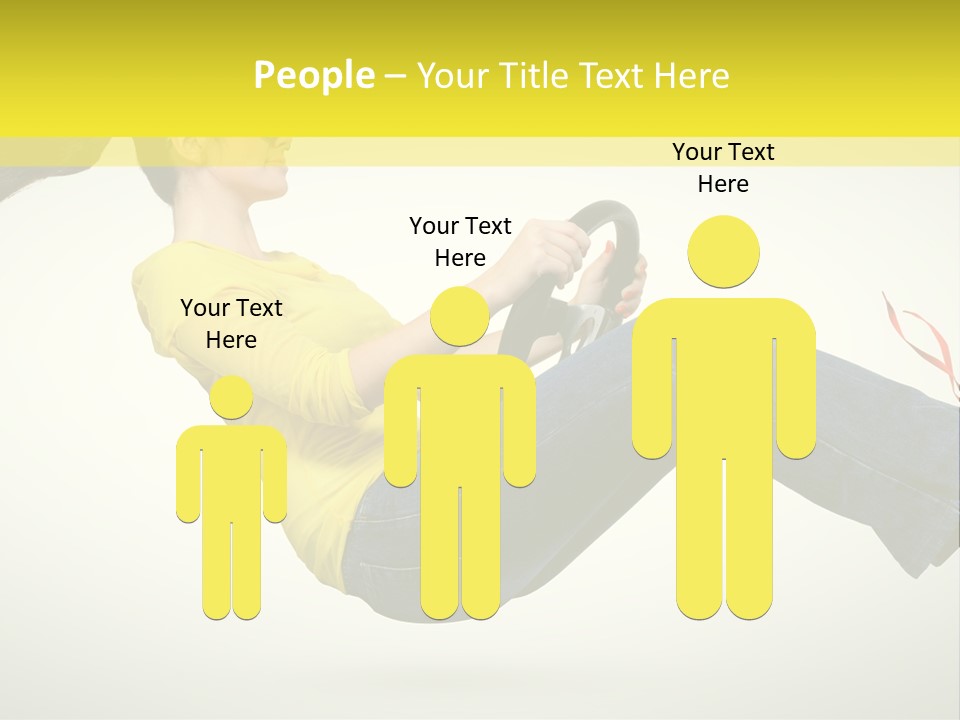Yellow Speed Pose PowerPoint Template