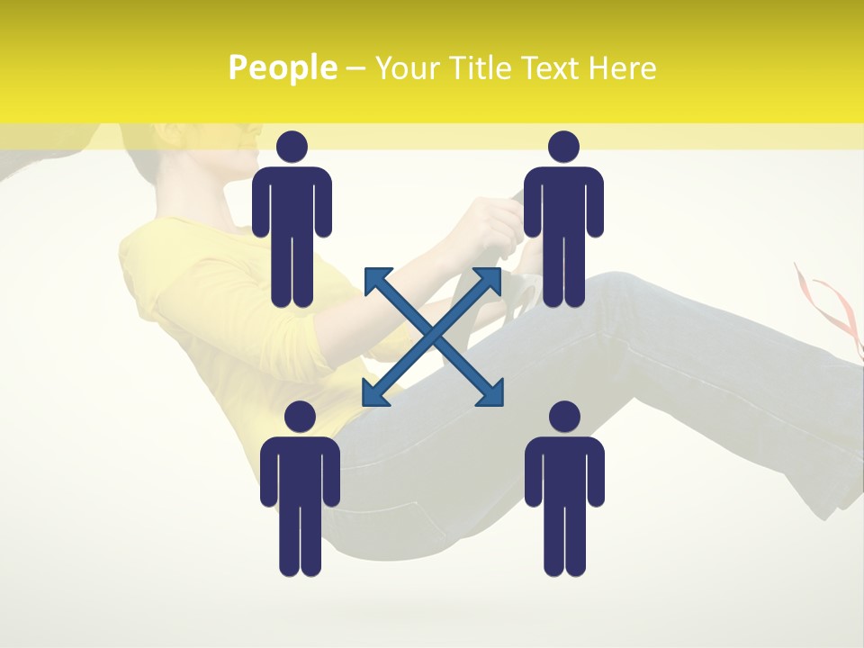 Yellow Speed Pose PowerPoint Template