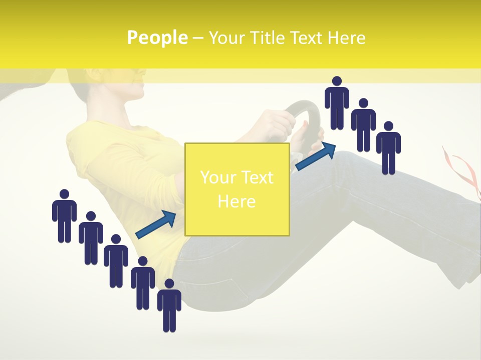 Yellow Speed Pose PowerPoint Template