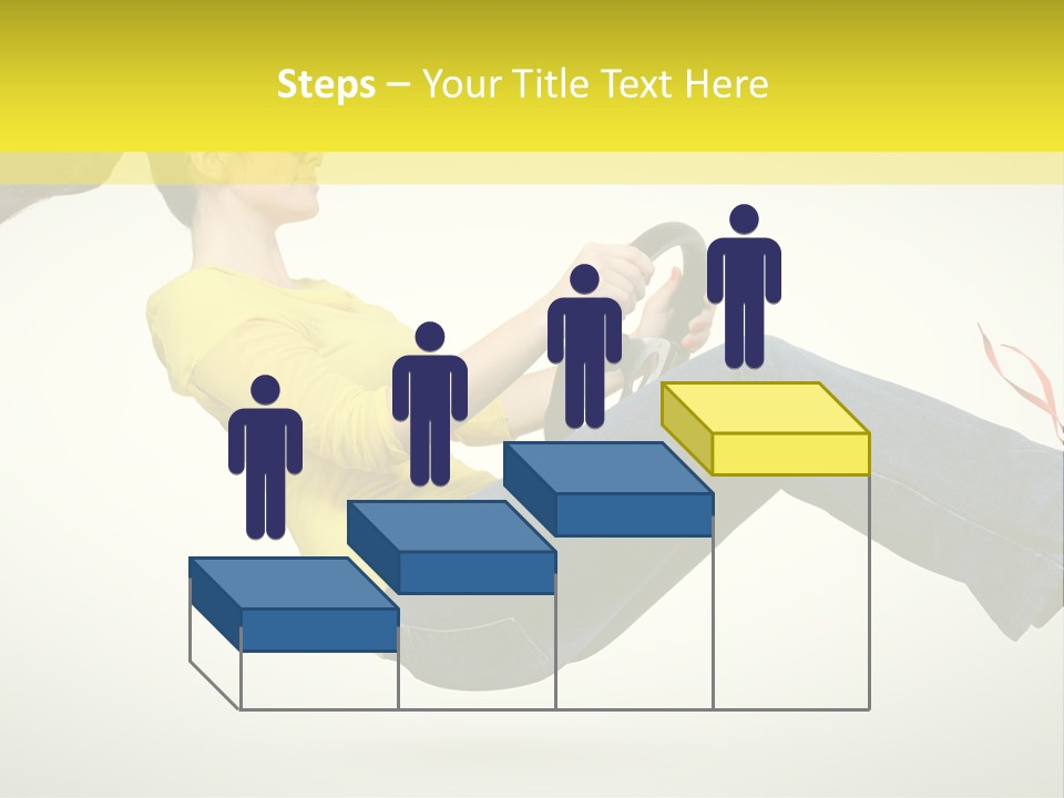 Yellow Speed Pose PowerPoint Template