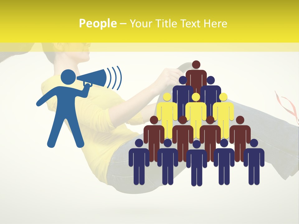 Yellow Speed Pose PowerPoint Template