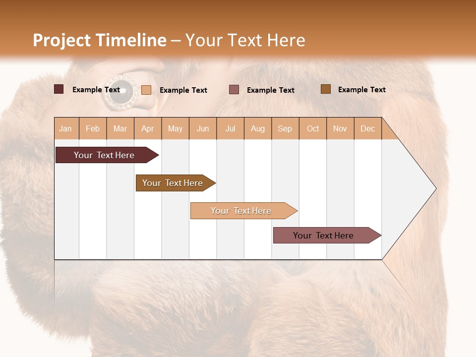 Posing Hairstyle Head PowerPoint Template