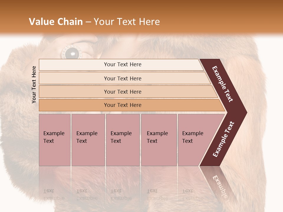 Posing Hairstyle Head PowerPoint Template