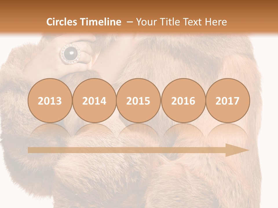 Posing Hairstyle Head PowerPoint Template