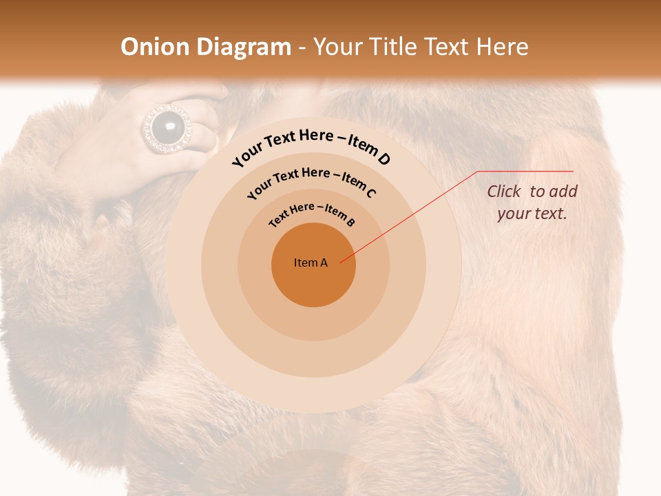 Posing Hairstyle Head PowerPoint Template