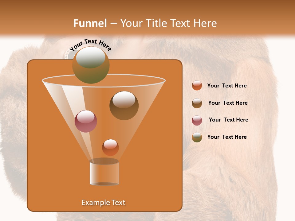 Posing Hairstyle Head PowerPoint Template